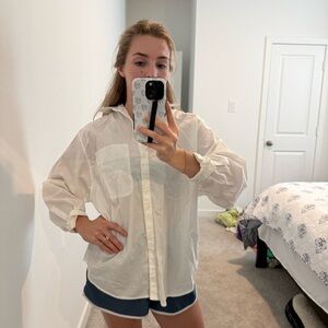 a new day White Button-Up Shirt